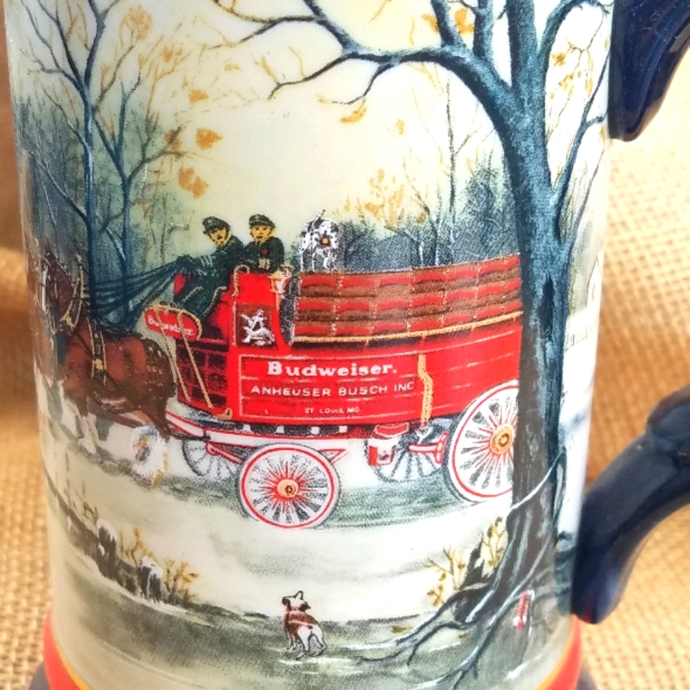 Budweiser 1990 Collector's Series Stein